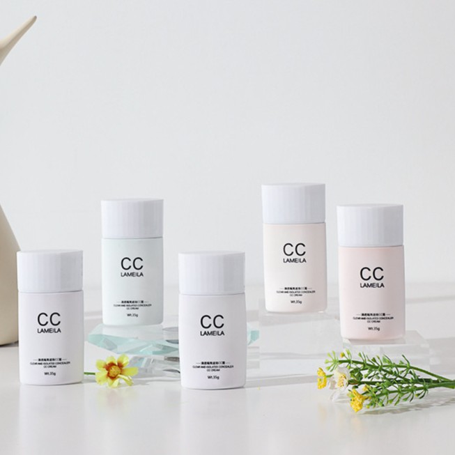 Kem Nền CC Cream Vuông Trắng Lameila 35ml 3007 lâu trôi che phủ tốt chính hãng nội địa BB Cream Makeup Foudation | BigBuy360 - bigbuy360.vn