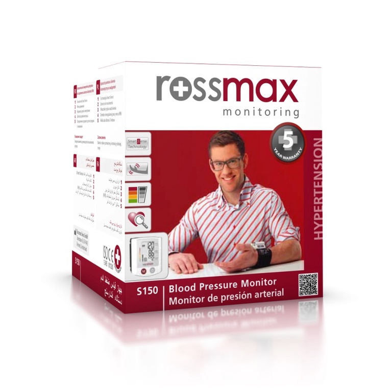 Máy đo huyết áp cổ tay Rossmax S150 ( Bảo hành 3 năm)