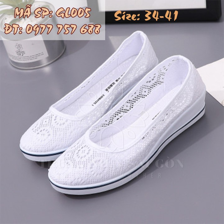 Giày đi bộ bệt lưới thoáng mát size lớn 41 cho mẹ GL005 | BigBuy360 - bigbuy360.vn