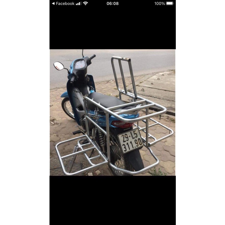 KỆ CHỞ HÀNG – Gía Chở Hàng Xe Máy đa năng