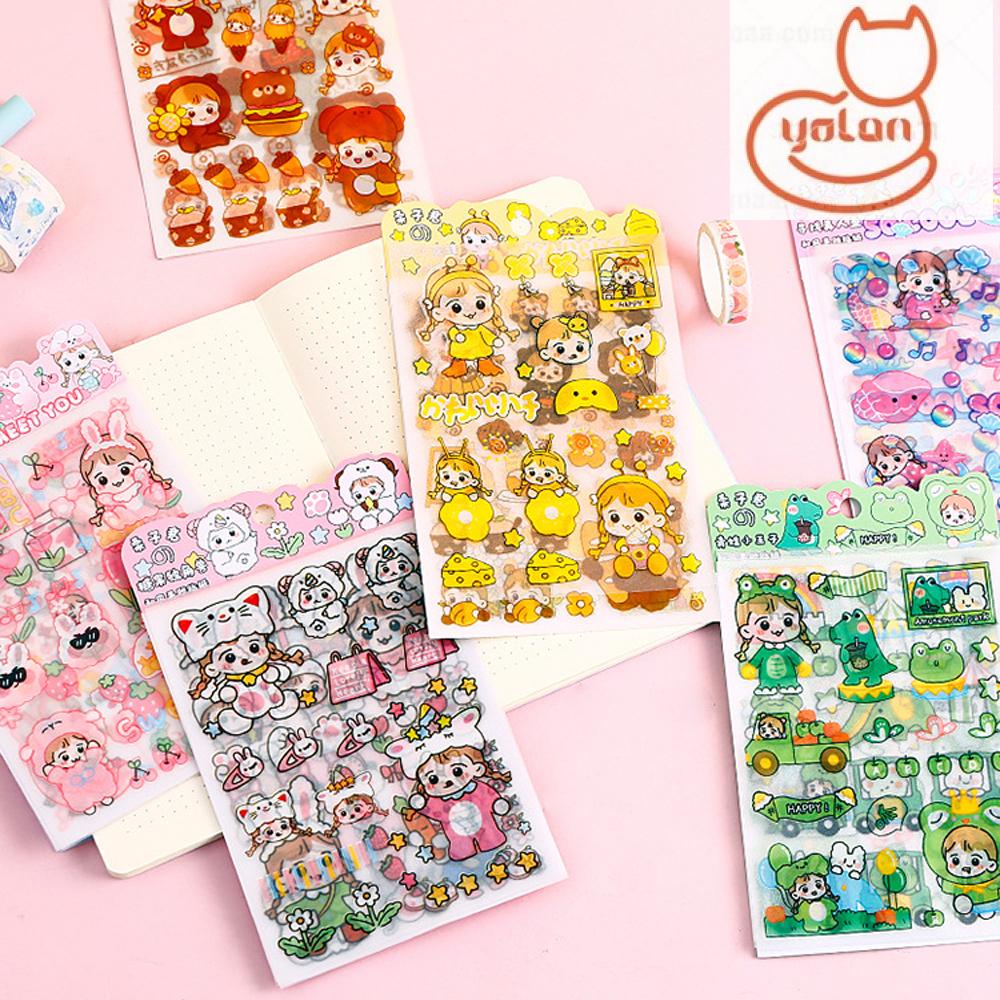 4 Tấm Hình Dán Hình Động Vật Đáng Yêu