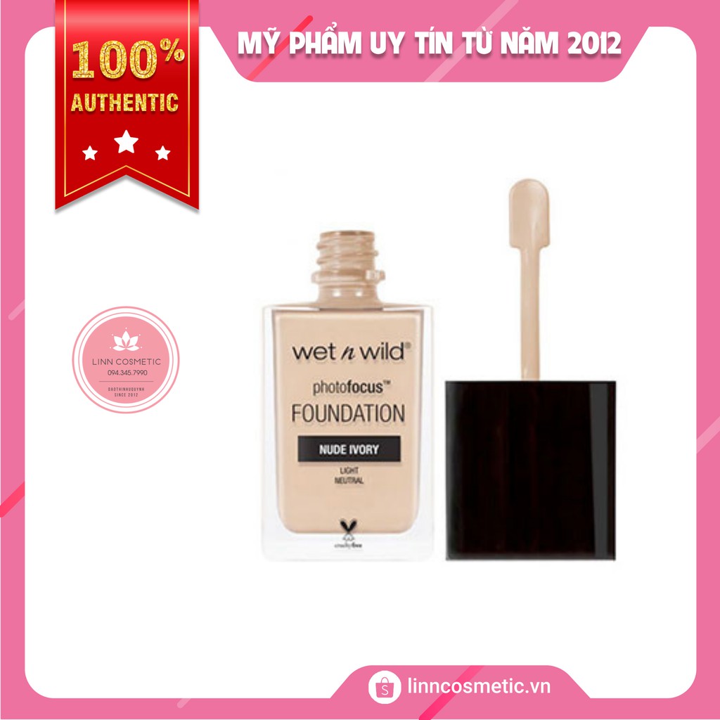 [Hot] Kem Nền Tự Nhiên Wet N Wild Photo Focus Foundation [Chính hãng]