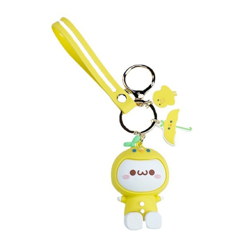 Móc Treo Điện Thoại Bằng Silicon Họa Tiết Hoạt Hình Dễ Thương Kích Thước 10x6.6cm