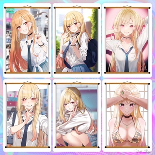 Poster Vải Kitagawa Marin Anime Sono Bisque Doll wa Koi wo Suru