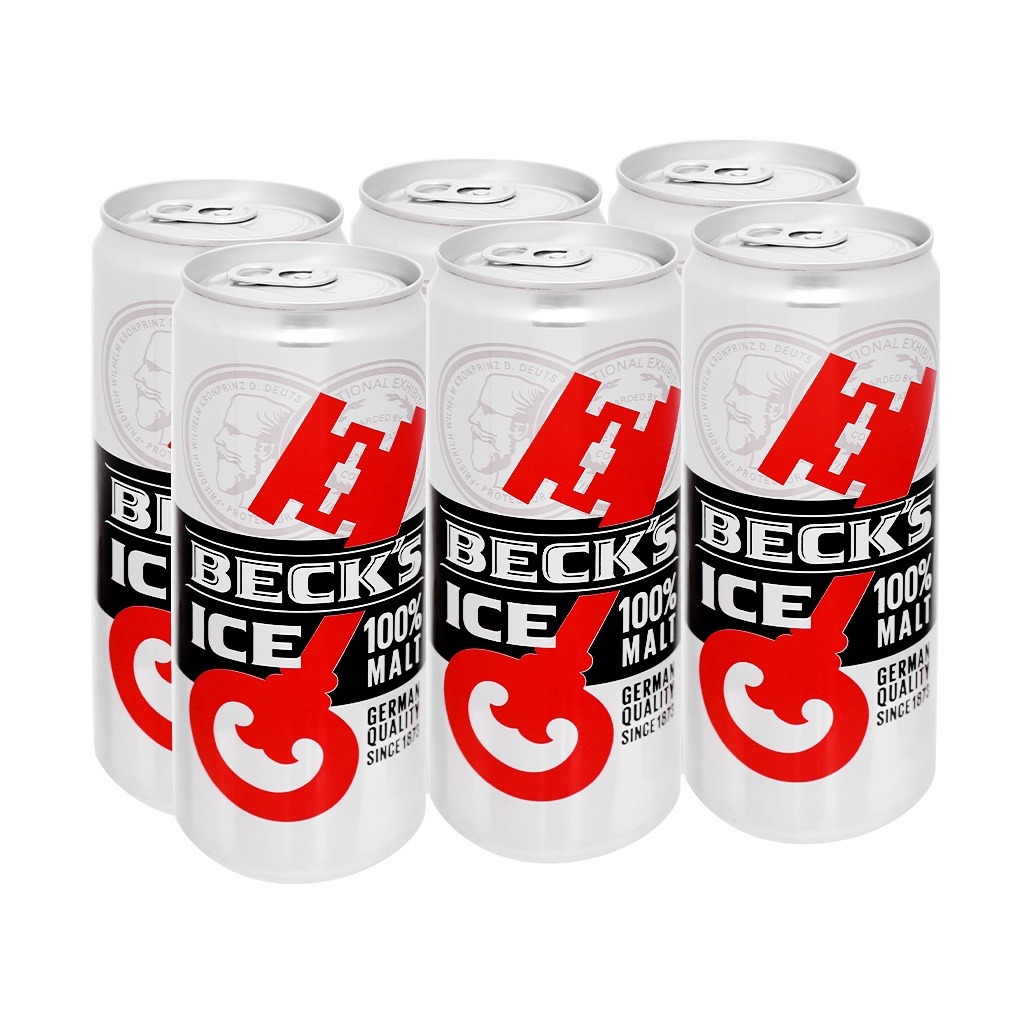Lon bia Beck's Ice 330ml lẻ dùng thử | Chính hãng