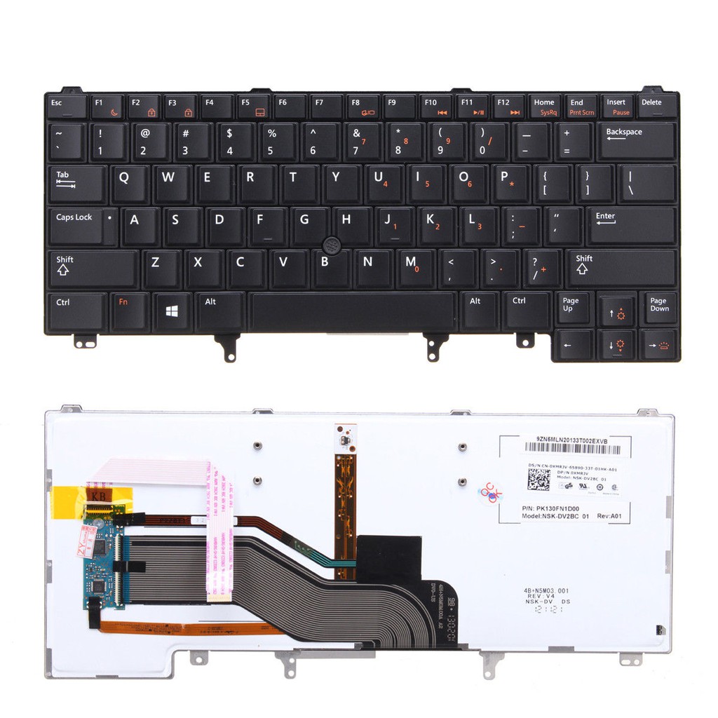 [Mã 159ELSALE hoàn 7% đơn 300K] Bàn phím laptop Dell Latitude E6320 E6320 E6420 E6430 E6440 E5420 E5430 Led