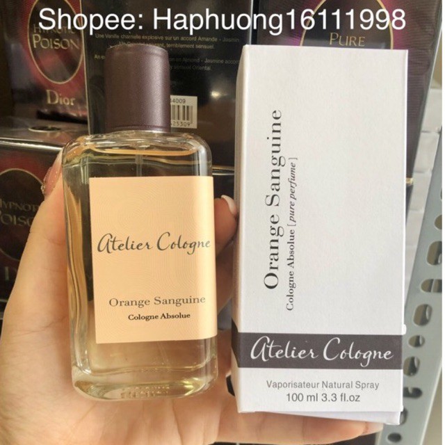 Nước hoa Atelier Cologne Orange Sanguine by Atelier