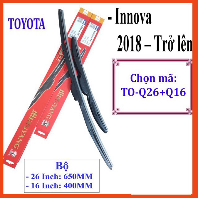 {Hàng chính hãng} CẦN GẠT MƯA INNOVA ĐỜI TỪ 2018 TRỞ LÊN - VÀ TẤT CẢ CÁC DÒNG XE KHÁC CỦA TOYOTA