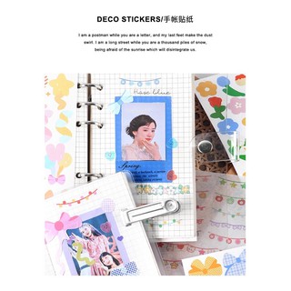 Sticker dán trang trí sổ vở DIY