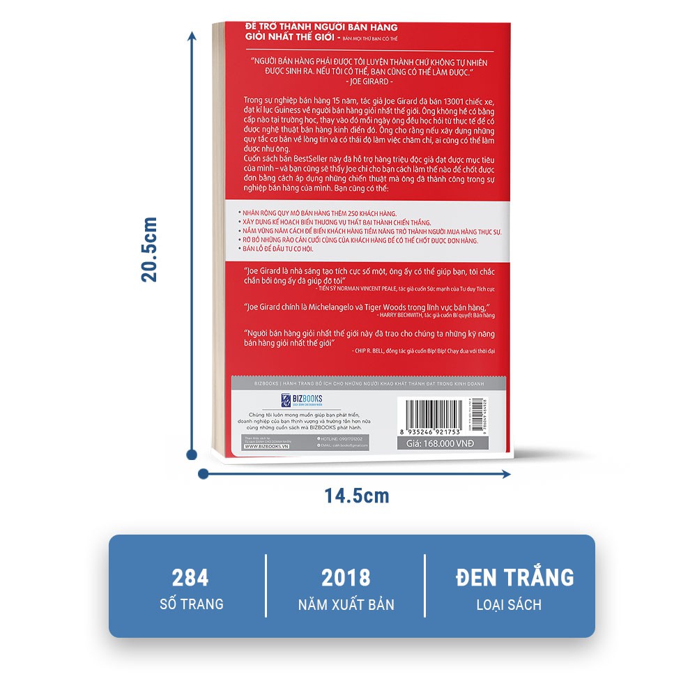 Sách - Để Trở Thành Người Bán Hàng Giỏi Nhất Thế Giới - BizBooks | BigBuy360 - bigbuy360.vn