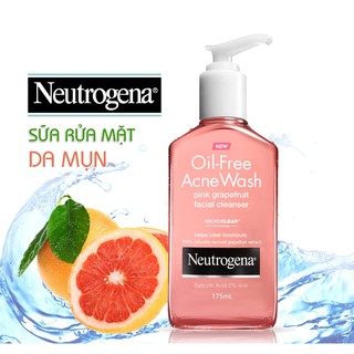 sữa rửa mặt neutrogena hồng