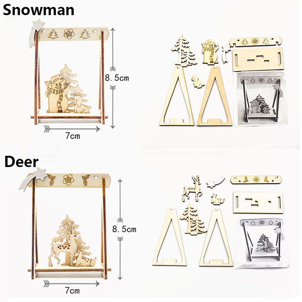 CONOPERY Set 1 / 2 Phụ Kiện Trang Trí Giáng Sinh Dễ Thương