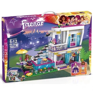 sale hết hàng -Lắp ráp kiểu lego friends  biệt thự 2 tầng của LiVi