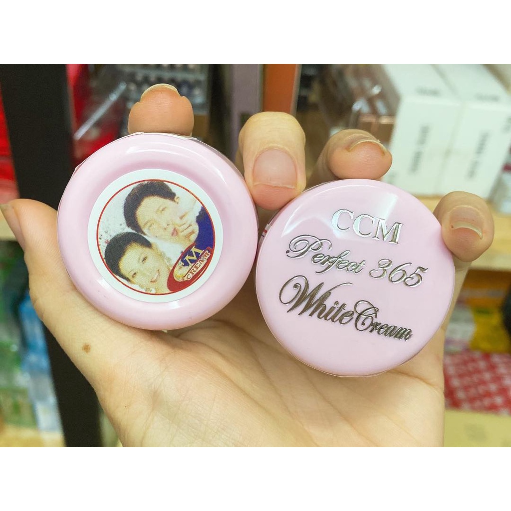 NỘI ĐỊA THÁI - Kem dưỡng trắng da CCM Perfect 365 White Cream Thái Lan