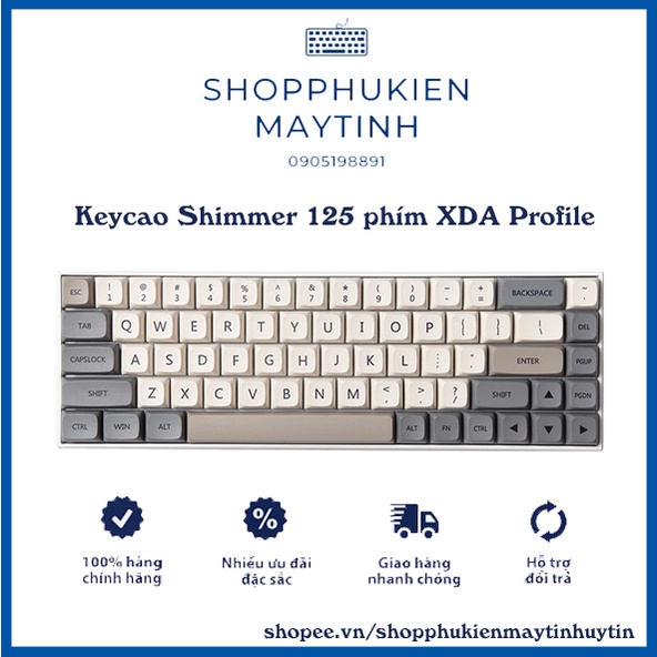 Keycaps Cho Bàn Phím Cơ In Dyesub Không Xuyên Led Chất Liệu PBT, ABS