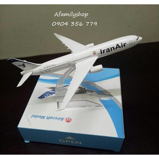 Mô hình máy bay tĩnh A330 Iran Air 16cm