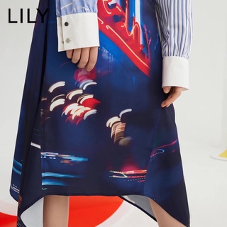 Chân váy hoạ tiết Lily