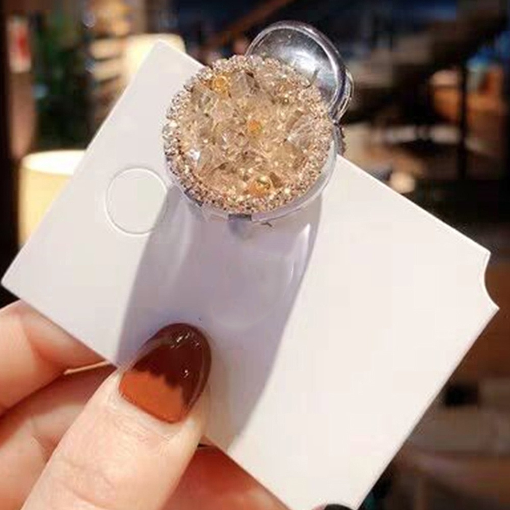Kẹp Tóc Đính Đá Kiểu Dáng Xinh Xắn Cho Nữ