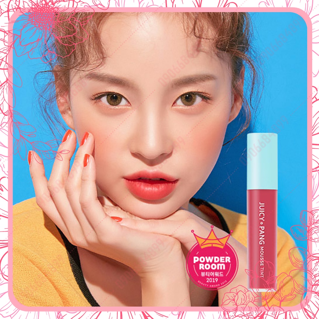 Son kem siêu mịn 💎 A'PIEU JUICY PANG MOUSSE TINT - LÔ SX 07/2020 💎 5.5g - PK02