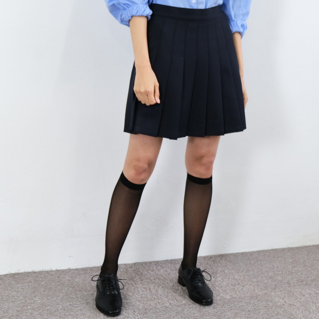 Pleated mini school skirt - chân váy xếp li Hàn Quốc