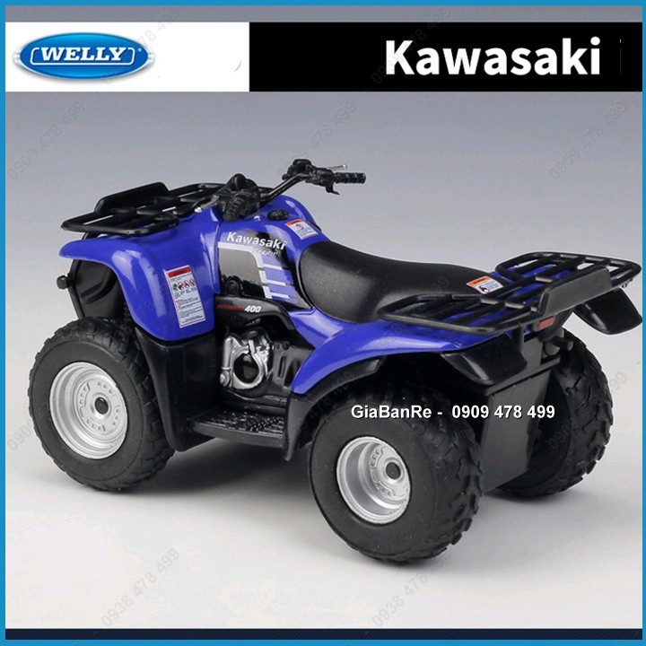 XE MÔ HÌNH TỈ LỆ 1:18 - MOTO KAWASAKI ĐỊA HÌNH 4 BÁNH - PRAIRIE 400 - 8842.1