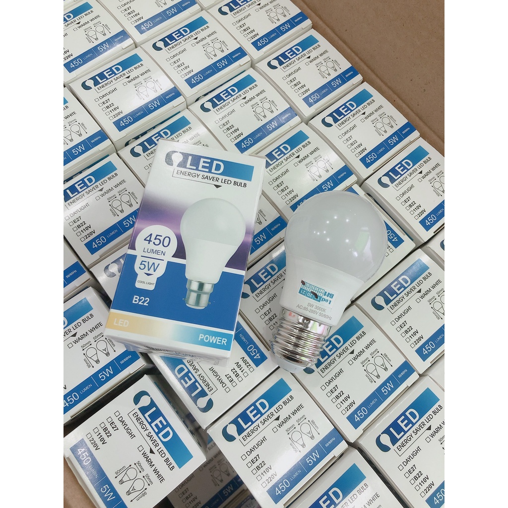 Búp LED kín nước siêu sáng 3W 7W 12W , Sáng trắng , Vàng