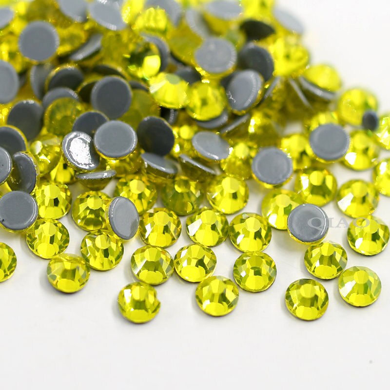 Qiao Đá Pha Lê SS6-SS30 Chất Lượng Cao Dùng Trang Trí Quần Áo Đám Cưới