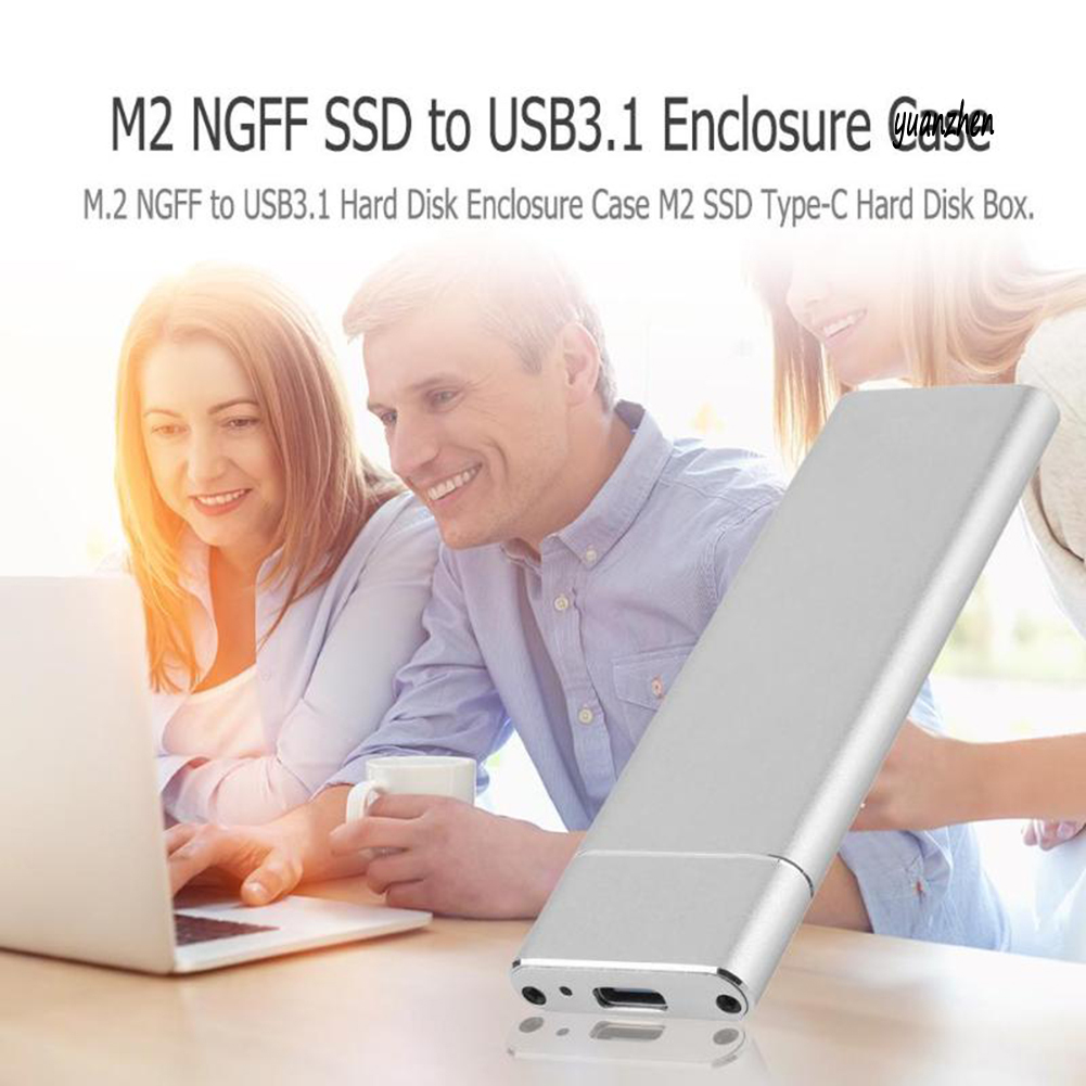 Hộp Đựng Ổ Cứng Ssd M.2 Ngff Sang Usb 3.1 Bằng Hợp Kim Chất Lượng Cao | BigBuy360 - bigbuy360.vn