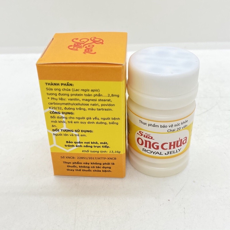 Kẹo sữa ong chúa hộp 20 viên