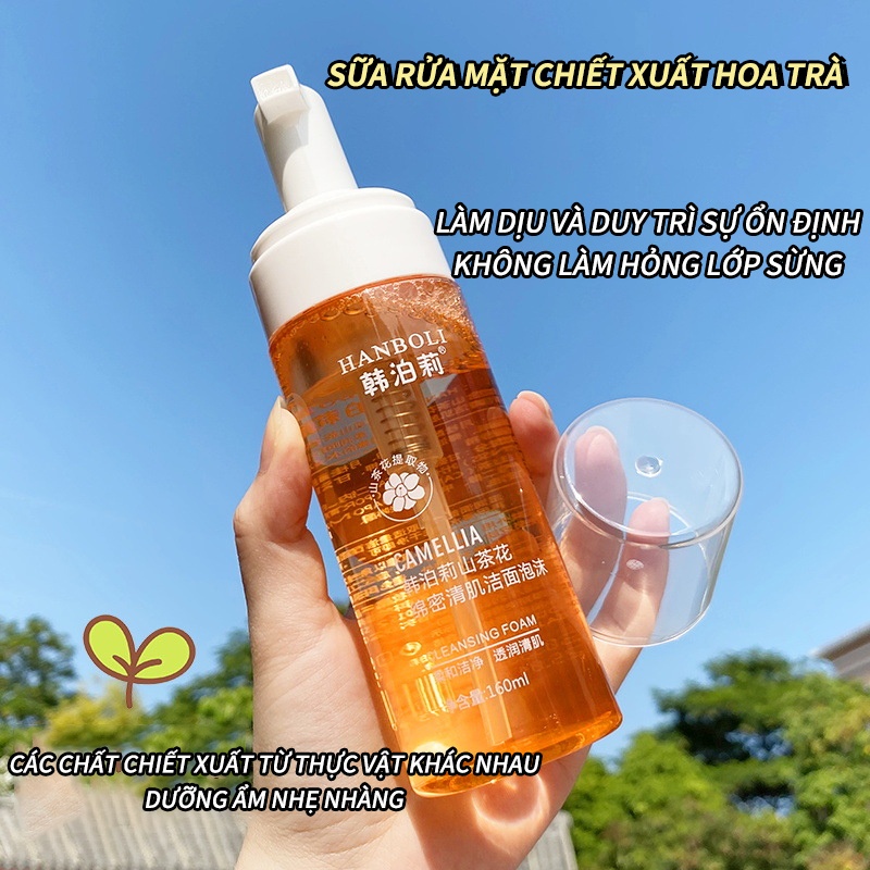 Sữa Rửa Mặt làm sạch dưỡng ẩm Tạo Bọt Thơm Giúp Làm Sạch Da Chống Mụn Authentic 160ml KB-HBLXMN