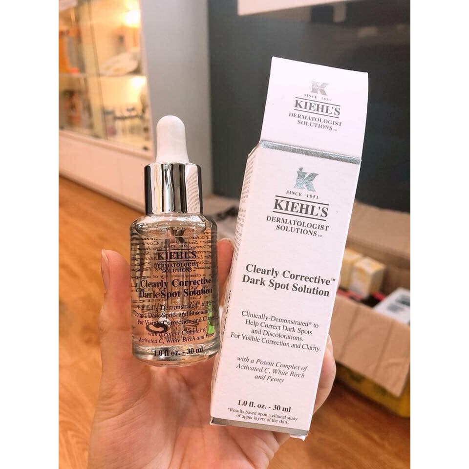 KIEHLS Serum Tinh Chất Serum Làm Sáng Da &amp; Mờ Thâm Mụn Clearly Corrective™ Dark Spot Solution