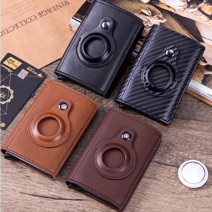 Ví Bóp Da Đựng Thẻ ATM, Đựng Card Visit, Card Holder Ví để tiền gập mini nhỏ gọn tiện dụng