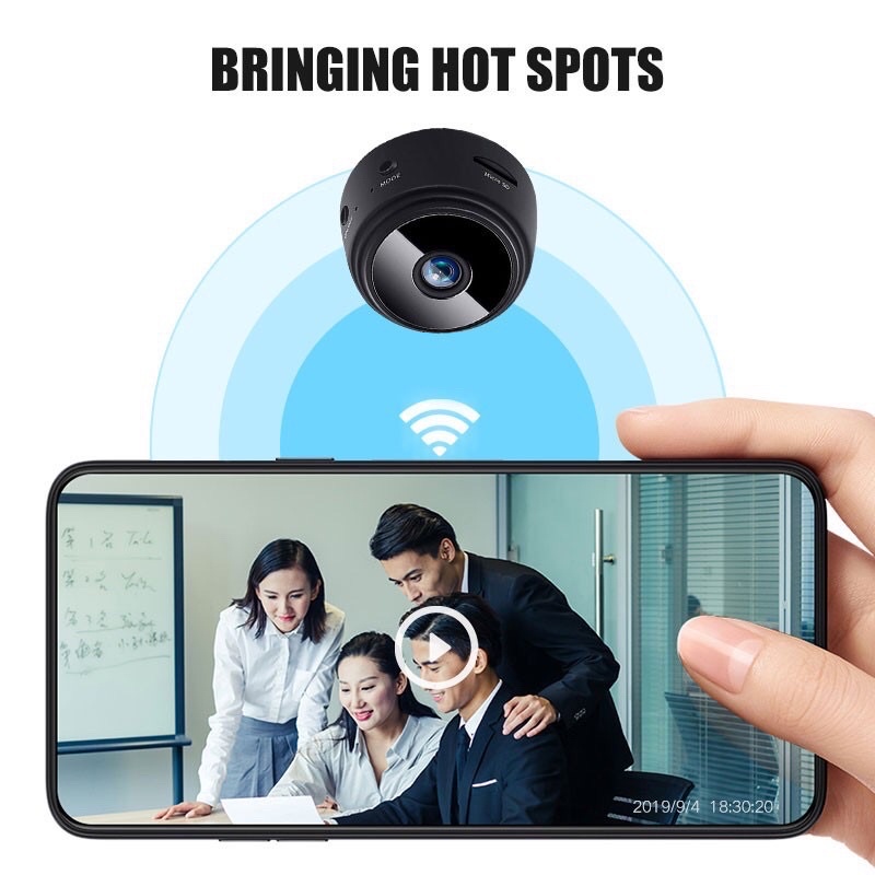 [BH 12 tháng] Camera wifi giám sát A9 Full HD  - tích hợp pin | BigBuy360 - bigbuy360.vn