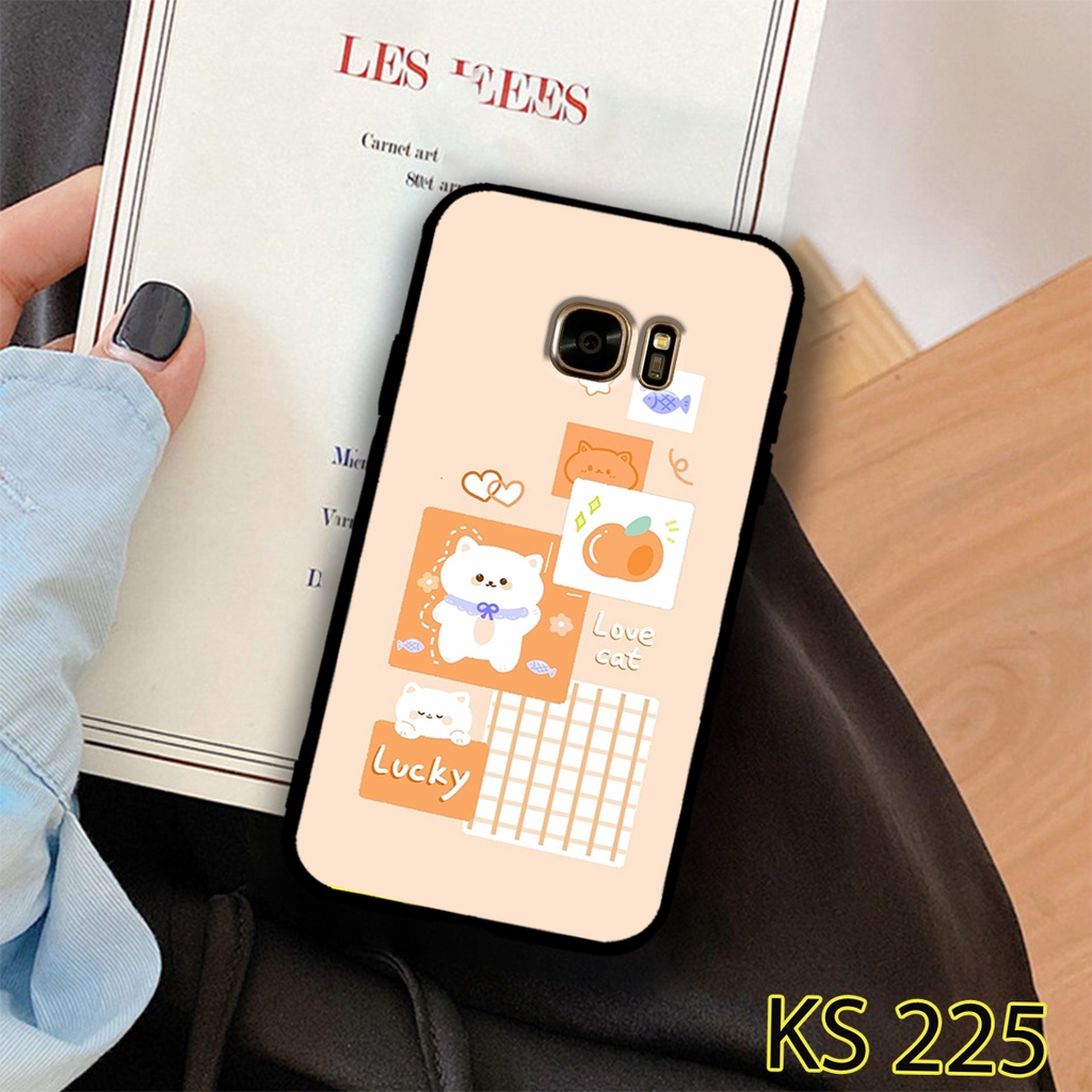 Ốp lưng Samsung Galaxy S6/S6 Edge/S7/S7 Edge in hình gấu con ngộ nghĩnh_Ốp SS S6/S6E/S7/S7E