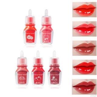Heng Fang 5 Colors Vivid Lip Tint Water Fruit Lip Stain Nourishing Lip Gloss