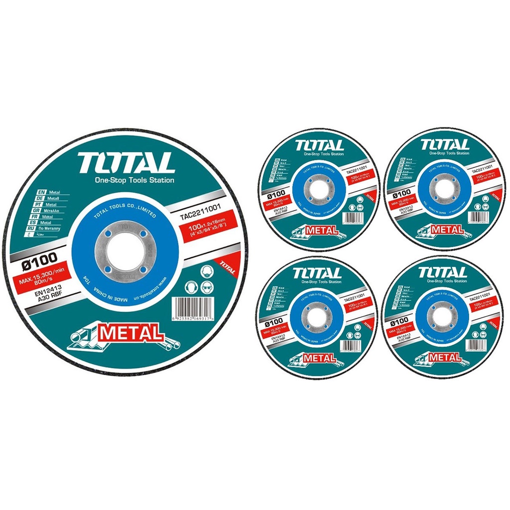 Đĩa mài kim loại 100mm Total TAC2231001SA