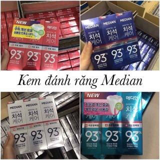 (Bán sỉ sll) kem đánh răng median 93% Hàn quốc