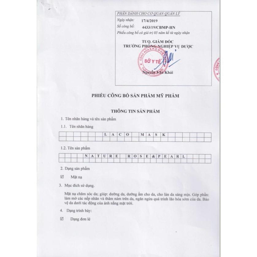 Mặt Nạ Dưỡng Da LACO, Cấp Ẩm, Mask Dưỡng Ẩm Cho Da Mặt Chính Hãng | Laco.vn