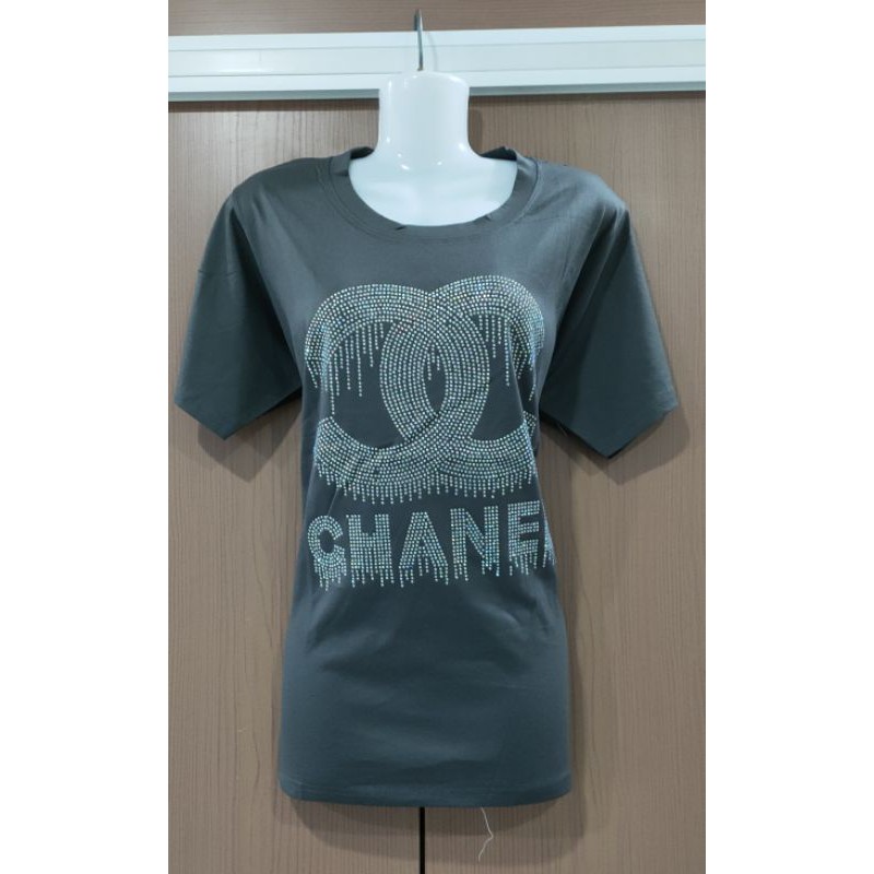 Áo thun cotton đính đá bao đẹp