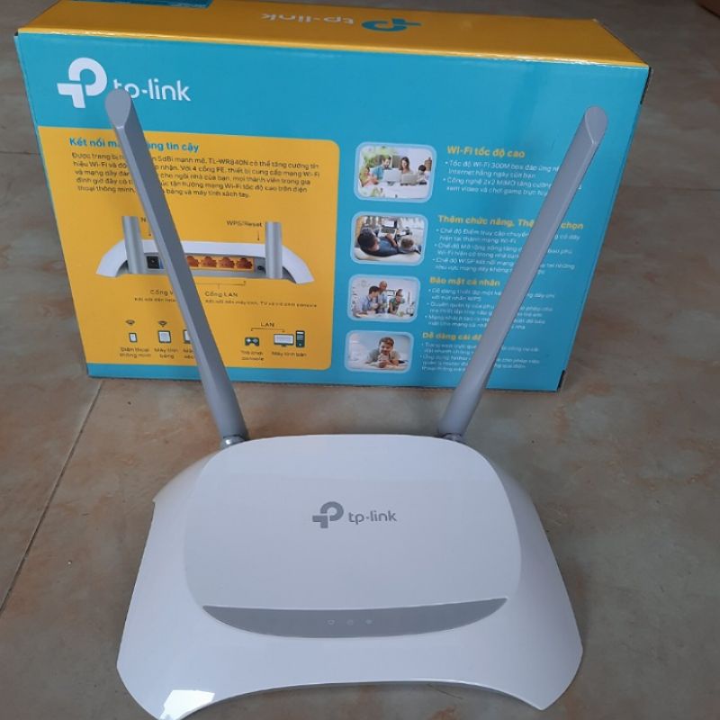 Bộ Phát Wifi TPLINK WR 840N 300Mbps bảo hành Chính Hãng 24 Tháng