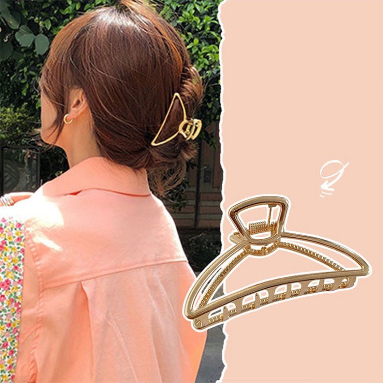 Kẹp tóc kim loại phong cách Hàn Quốc dành cho nữ LonTon Shop