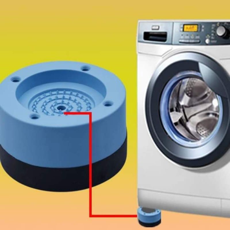 4 Đế cao su chống rung máy giặt𝙓𝘼̉ 𝙇𝙊̂̃ Hàng cao cấp,chống rung và chống ồn cho máy giặt nhà bạn