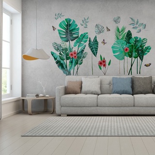 Miếng Dán Tường Trang Trí Hình Cây Lá