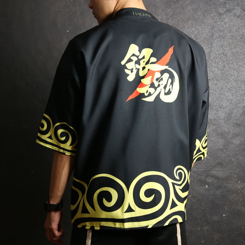 Áo khoác họa tiết Gintoki ❤ Hacojany ❤ Áo khoác phong cách Nhật ❤ Áo khoác form rộng đủ size nam nữ unisex | BigBuy360 - bigbuy360.vn