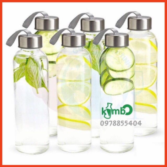 [HOT]Combo 5-10 chai 500ml nắp dây xách