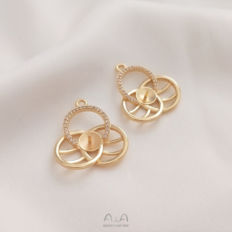 Dây chuyền mạ vàng 14k thiết kế độc đáo