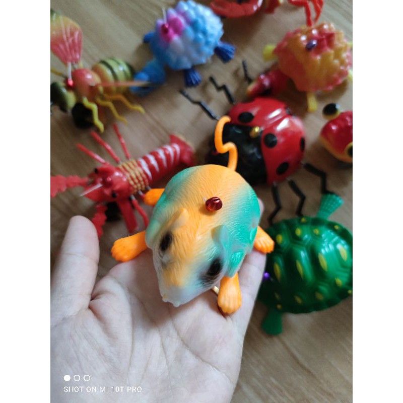 Đồ chơi thú 3D còn vật có dây kéo đáng yêu cho bé