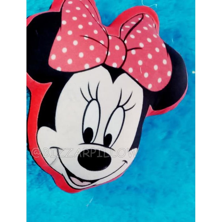 Gối Ôm Hình Đầu Chuột Mickey / Minnie Đáng Yêu