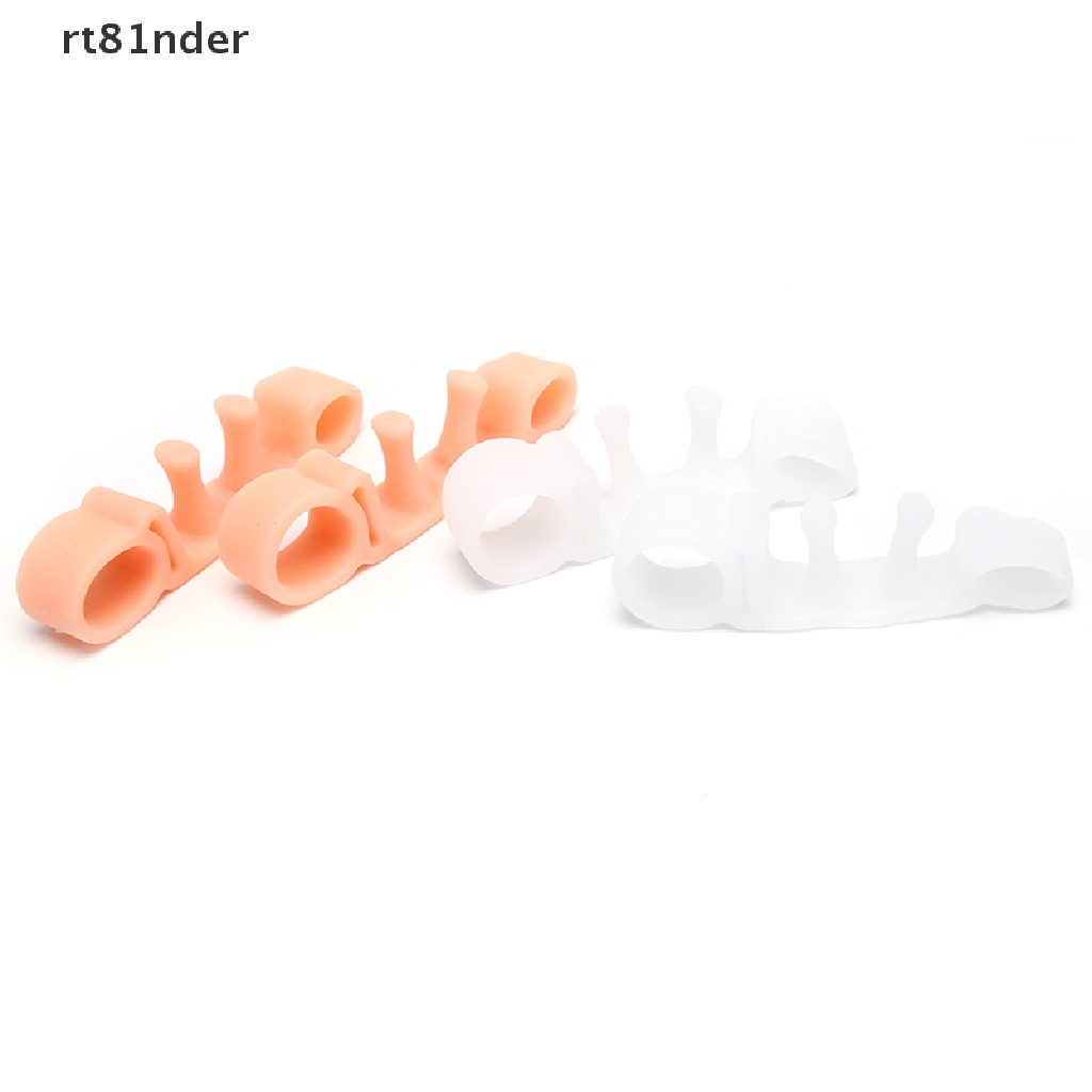 1 Cặp Đai Silicone Tách Ngón Chân Chỉnh Hình Chăm Sóc Ngón Chân Cái