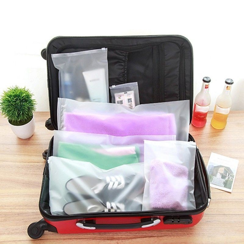 Túi đựng đồ, bảo quản đồ đạc lụa mờ khóa zip (z3)